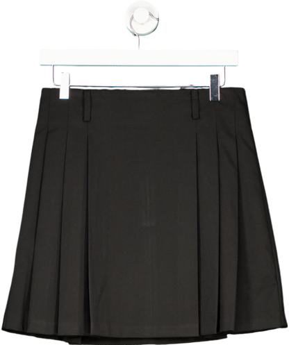 MANGO Black Pleated Skirt UK 10