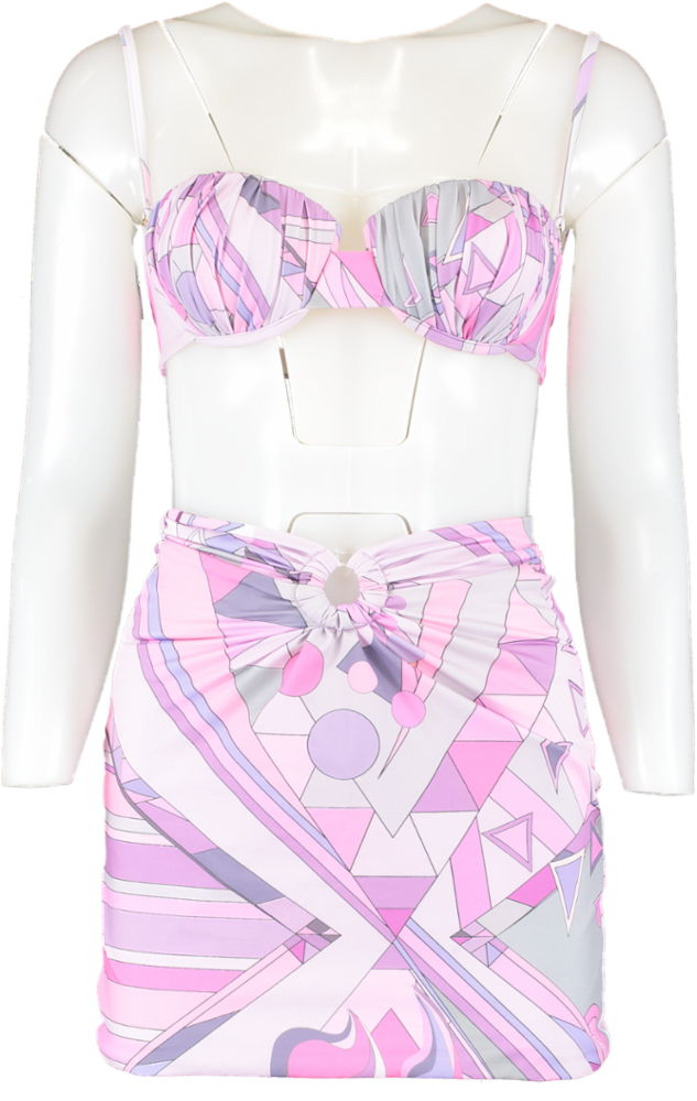 oceanus Pink Elodie Co-ord UK S