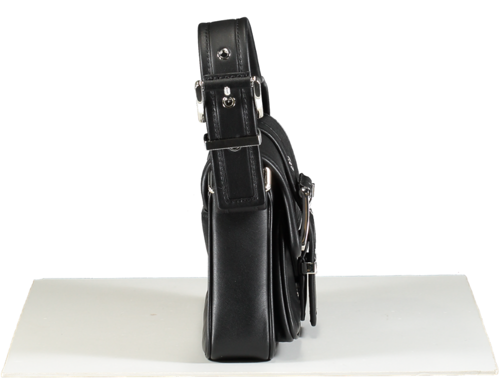 Michael Kors Black Colby Medium Leather Shoulder Bag