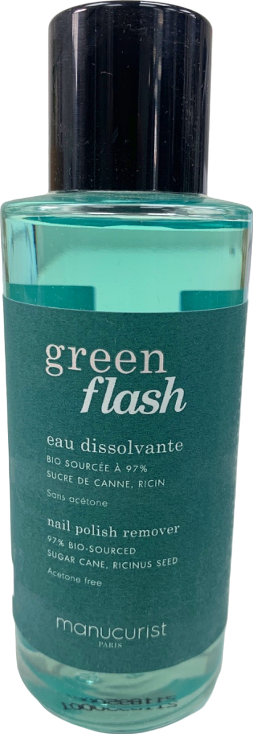 Manucurist Green Flash Nail Polish Remover and LED Gel Nail Lacquer Top and Base Coat Kit  100 ml