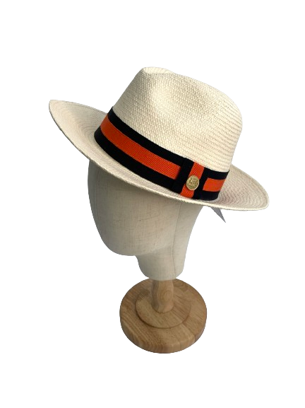 Holland Cooper Brown Genuine Panama Hat UK M