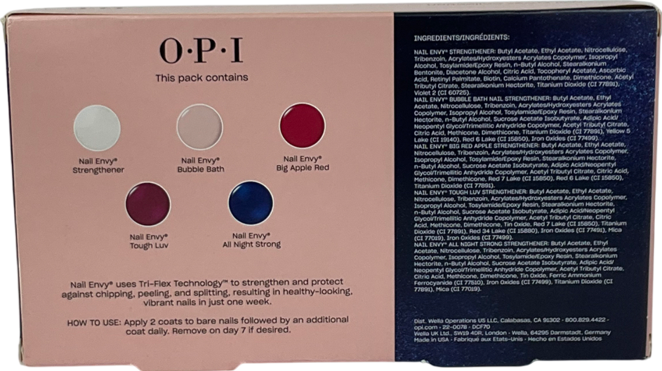 OPI 5 Piece Nail Envy Collection X5