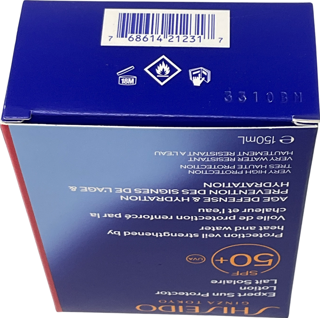 Shiseido Expert Sun Protector Face And Body Lotion Spf50+ 150ml