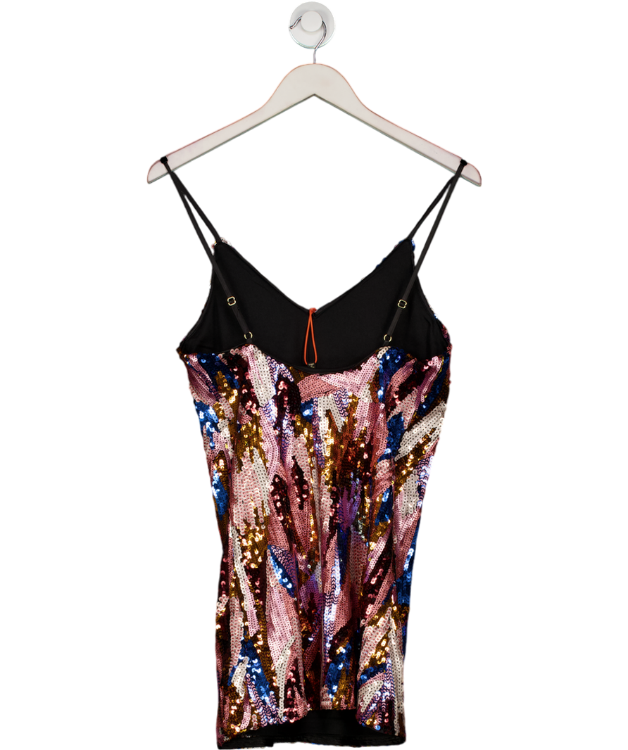Superdry Multicoloured Deco Sequin Mini Dress UK 8
