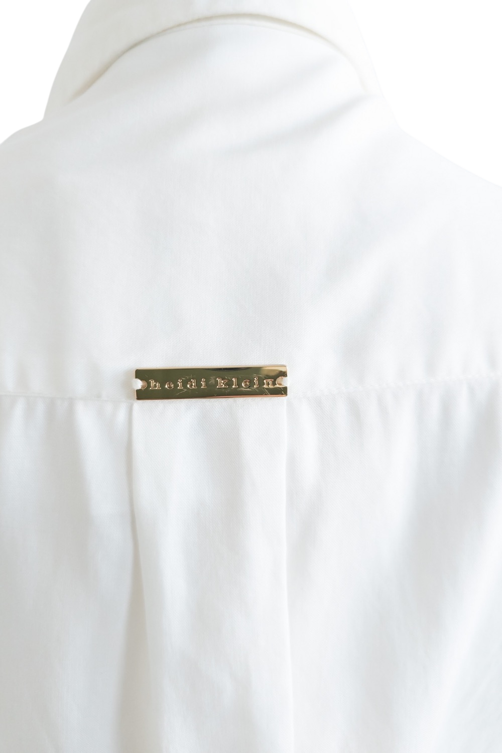 Heidi Klein Classic White Cotton Shirt Dress UK XS