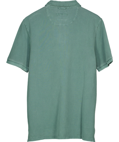 Beaufort & Blake Green 100% Cotton Washed Polo Shirt UK M