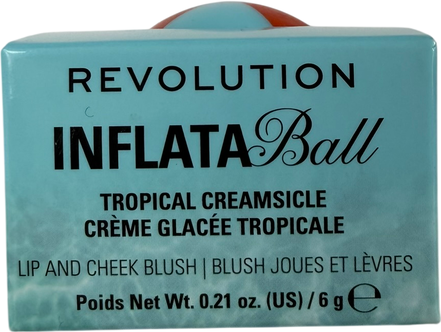 Revolution Inflataball Glow Lip & Cheek Tint Tropical Creamsicle 6g