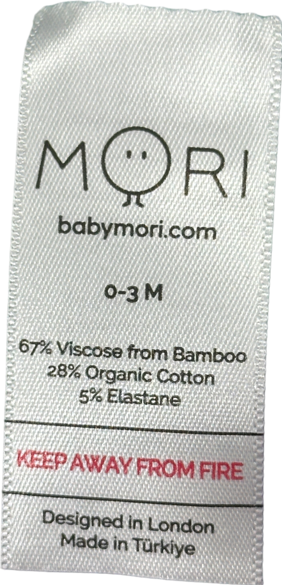 MORI Mint Green Ribbed Baby Leggings 0-3 Months