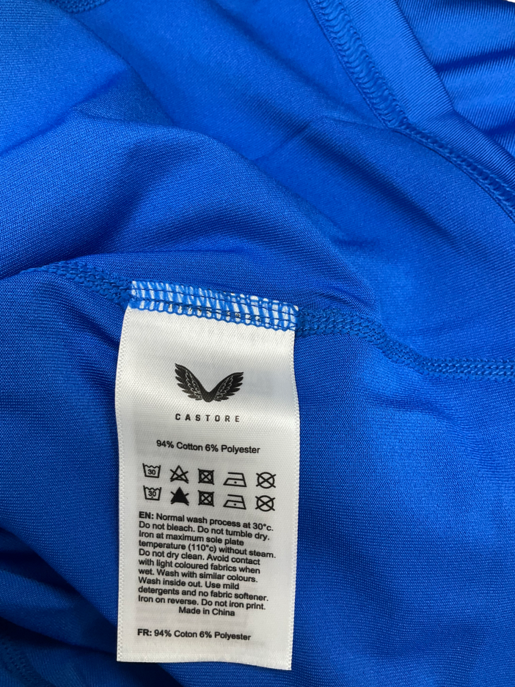 Castore Blue Long Sleeve Baselayer Top UK S