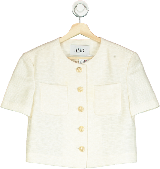 AMR London Cream Short Sleeve Jacket S