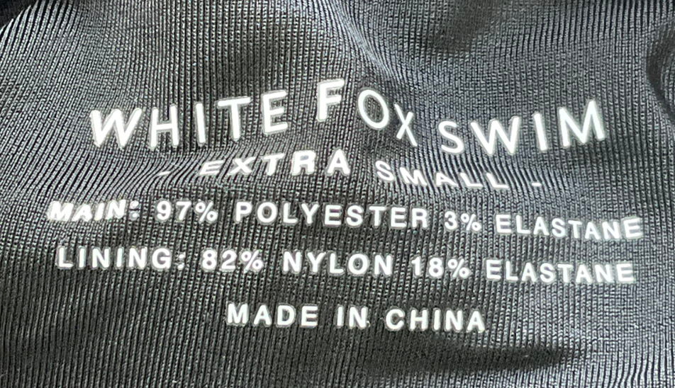 White Fox Blue Sandy Shore Bikini Set UK XS