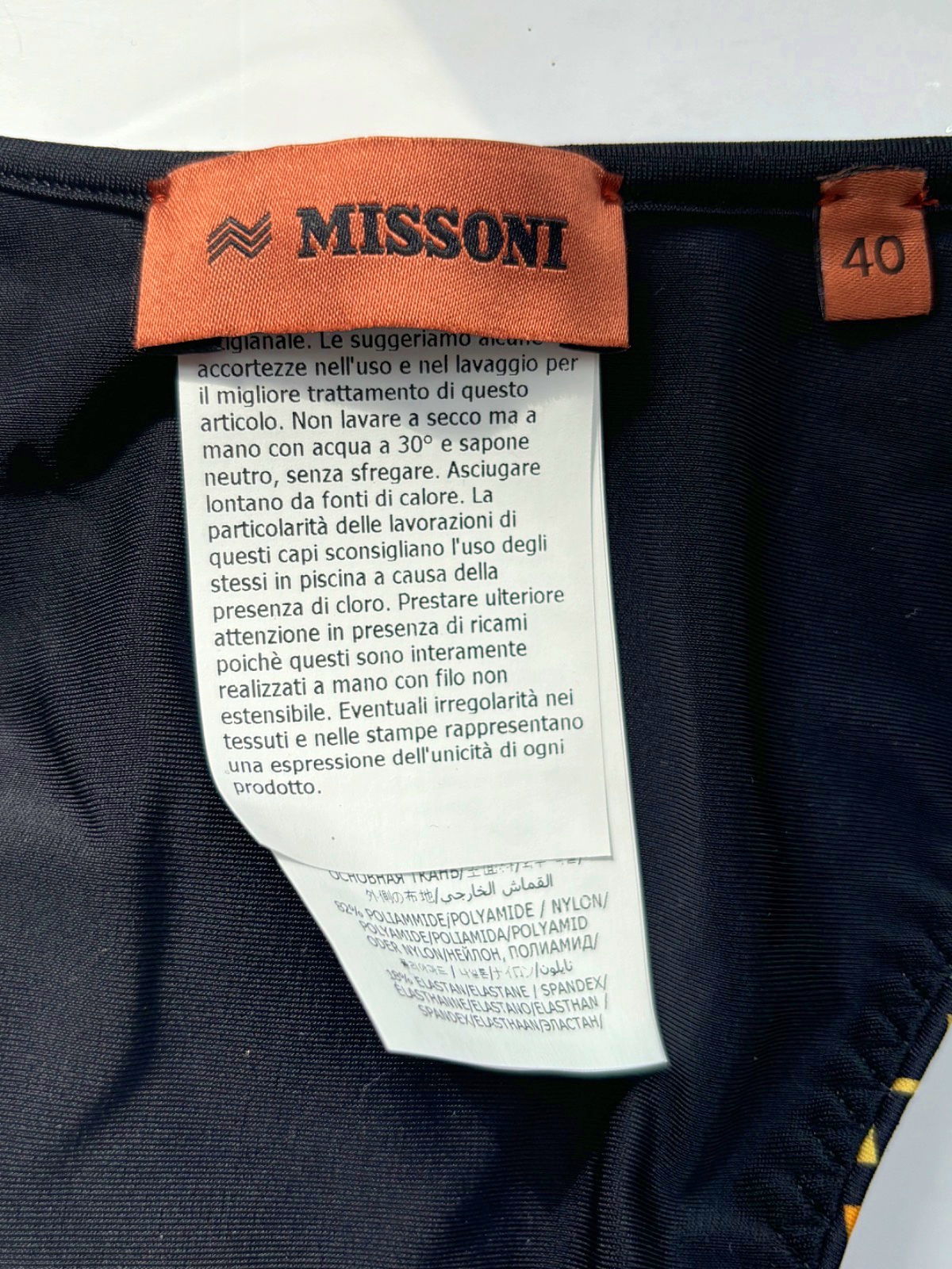 Missoni Multicolour Zig Zag Bikini Set UK 8