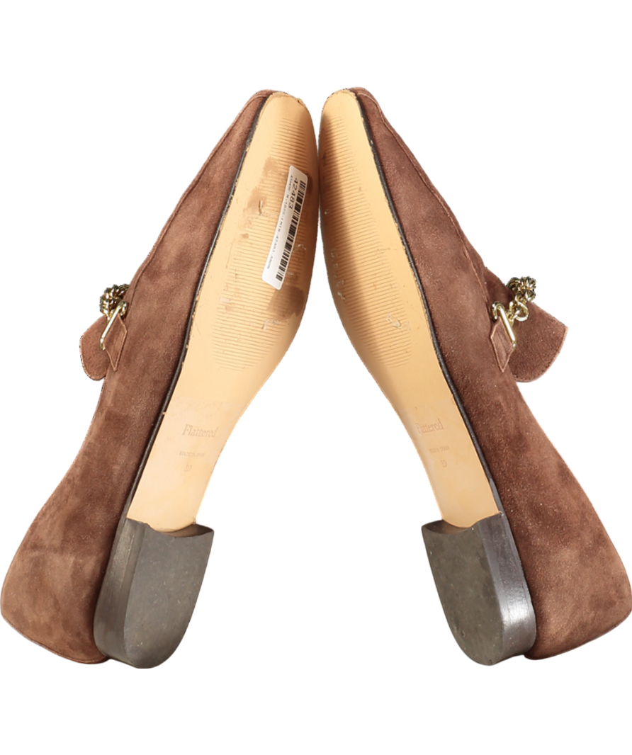 Flattered Brown Vivo Suede Loafer UK 6 EU 39 👠