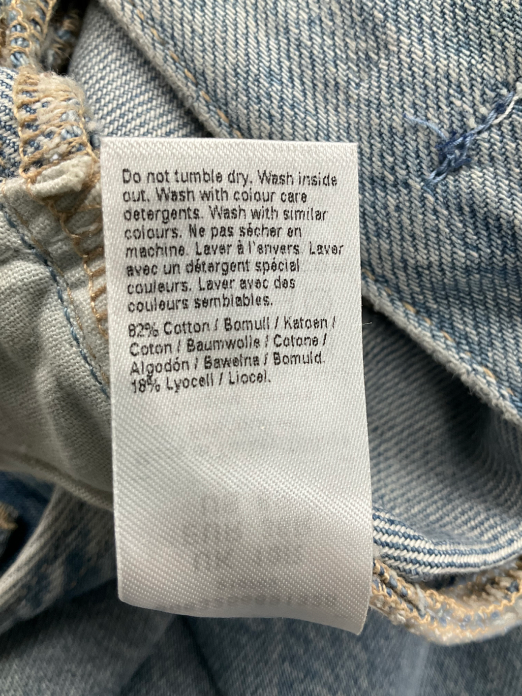 River Island Blue Relaxed Fit Jeans UK 10