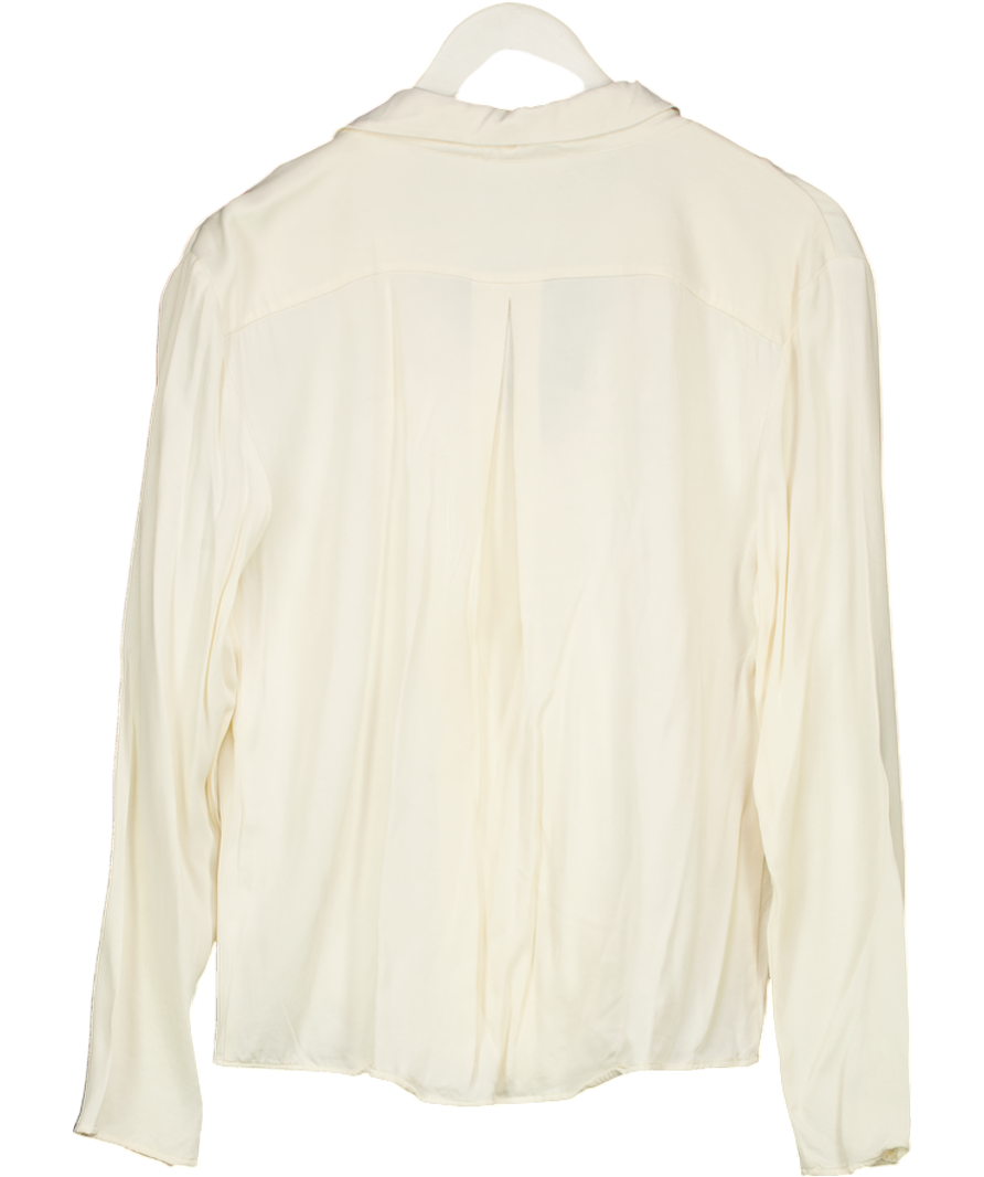 De Rococo Cream Viscose Blouse UK S