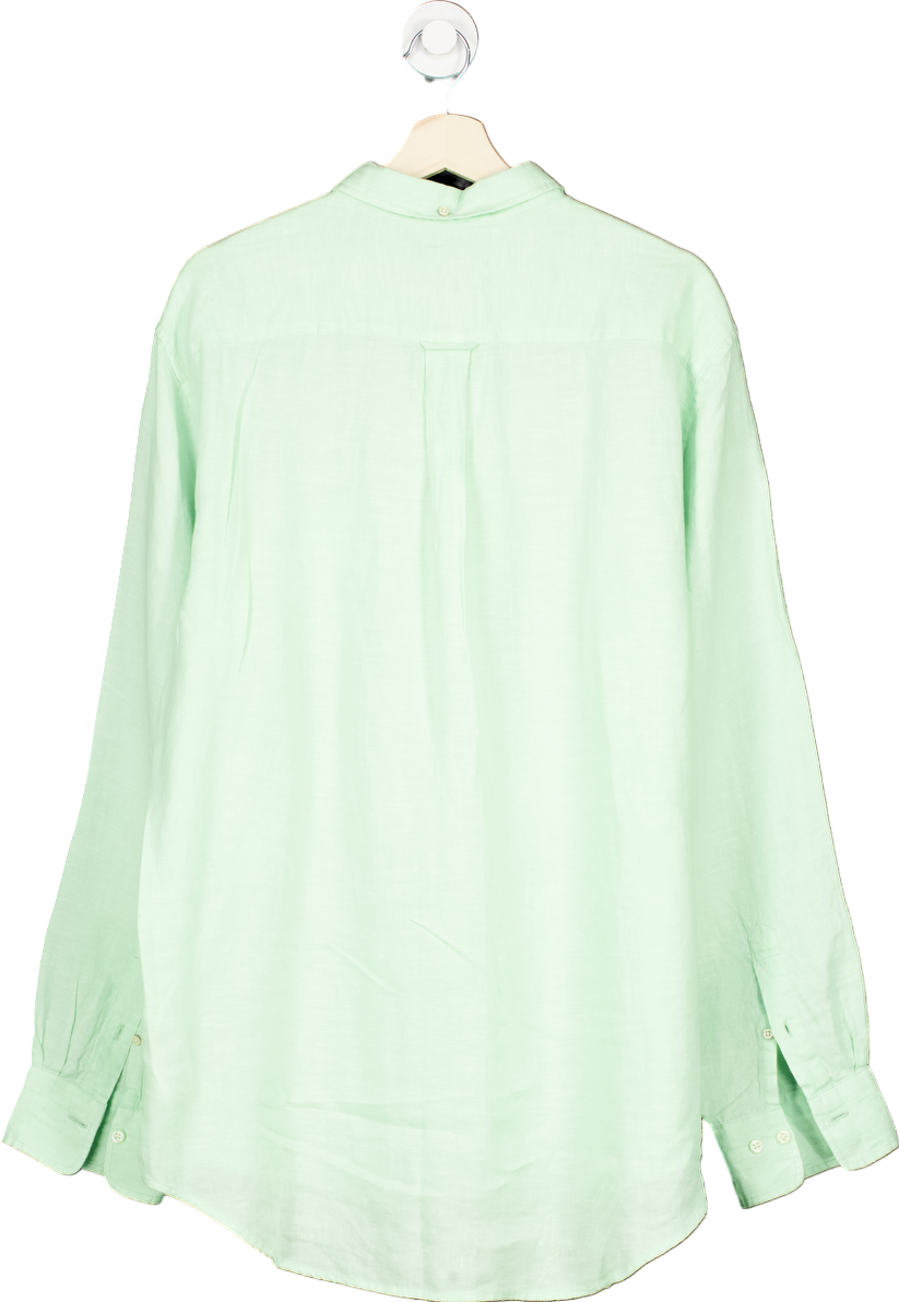 GANT Absinthe Green The Linen Shirt Regular XL