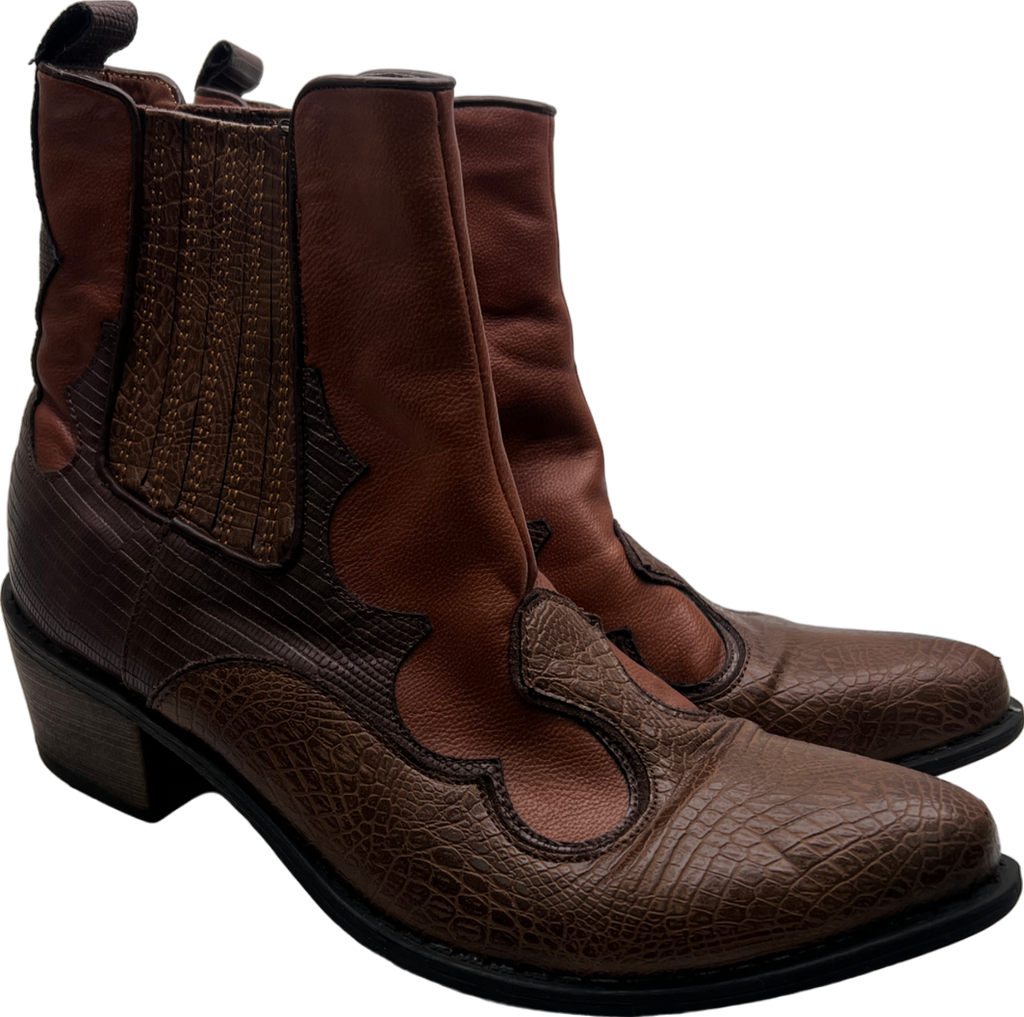 coconuts Brown Western Cowboy Boot UK 6 EU 39