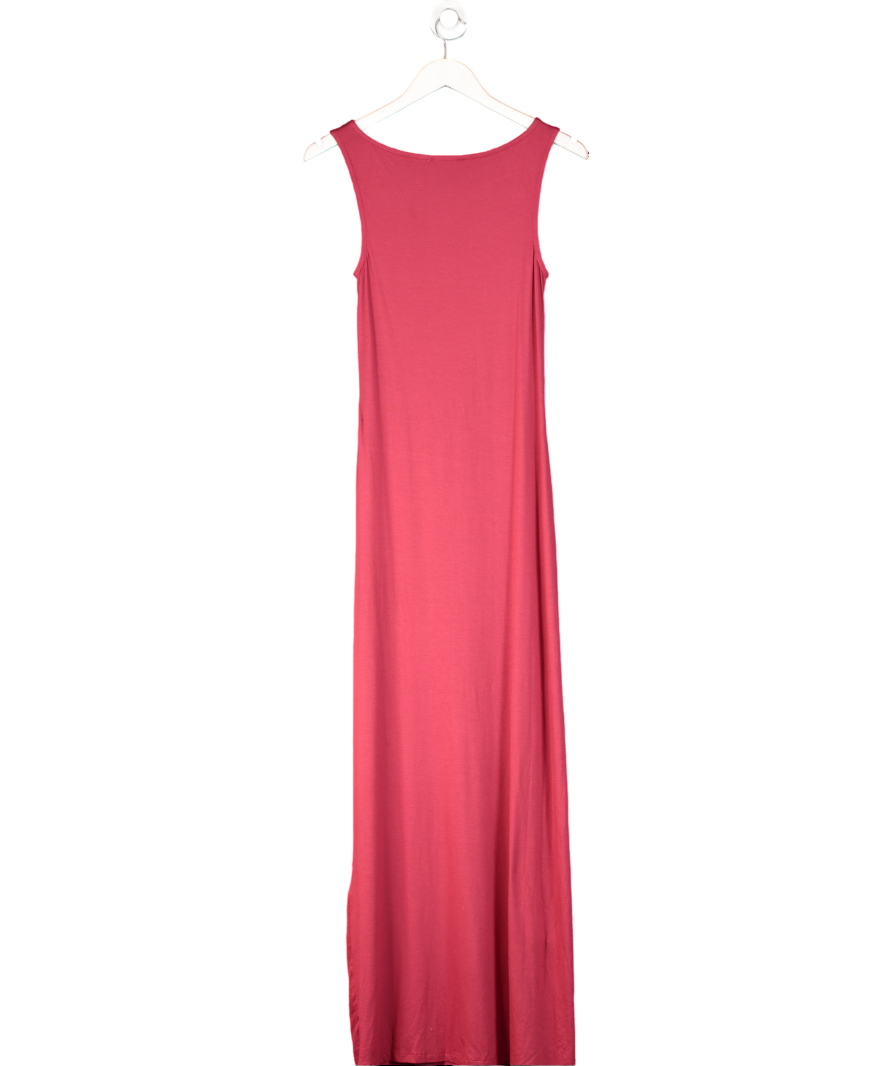 NA-KD Red Jersey Sleeveless Maxi Dress UK S