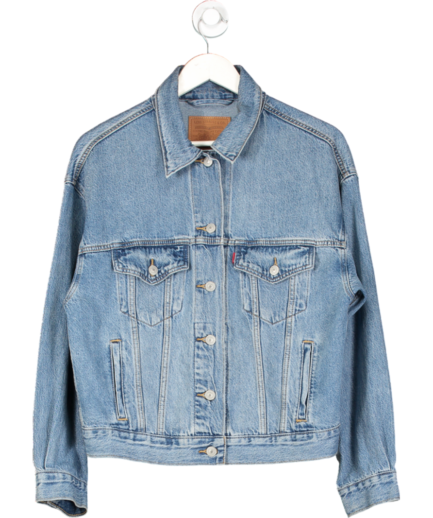 levis Blue Trucker Jacket UK XS