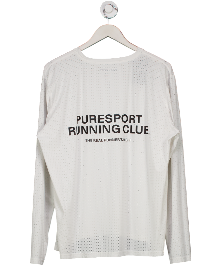 Puresport White Performance Long Sleeve T-shirt UK XL