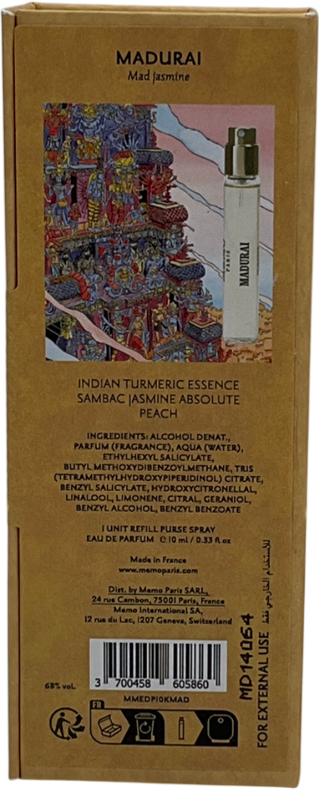 Memo Madurai Travel Perfume 10ml