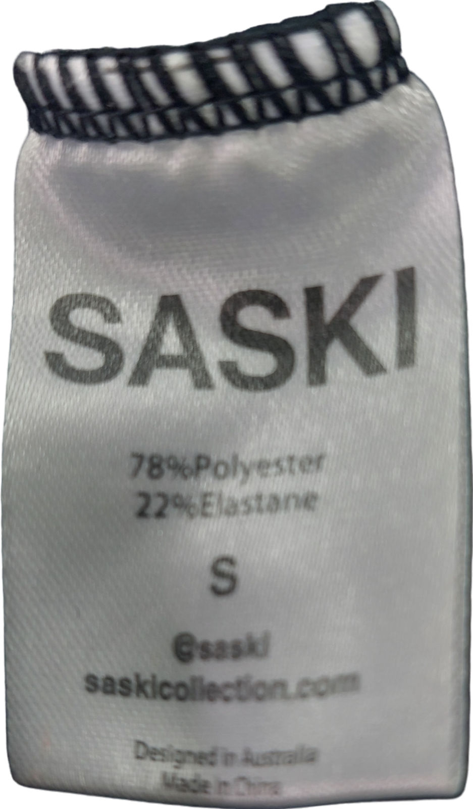 Saski Black Cropped Tank UK S