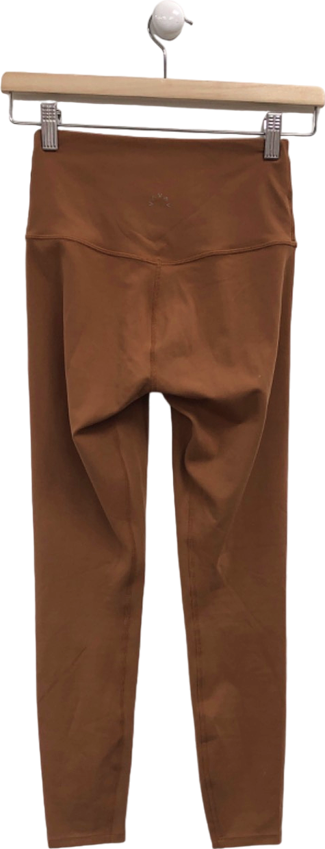 Varley Brown High-Rise Leggings UK XS