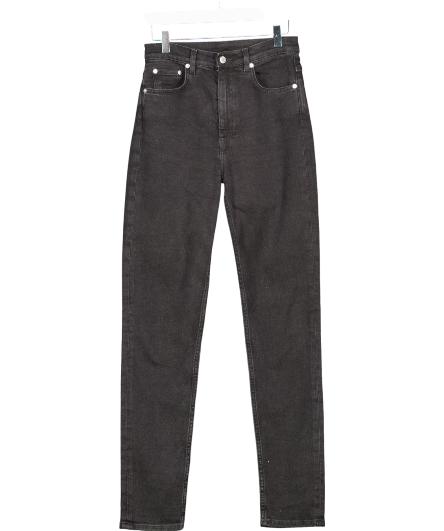 Arket Grey Poppy High Slim Stretch Jeans W32