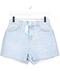 Nobody's Child Light Blue Denim Shorts UK 8