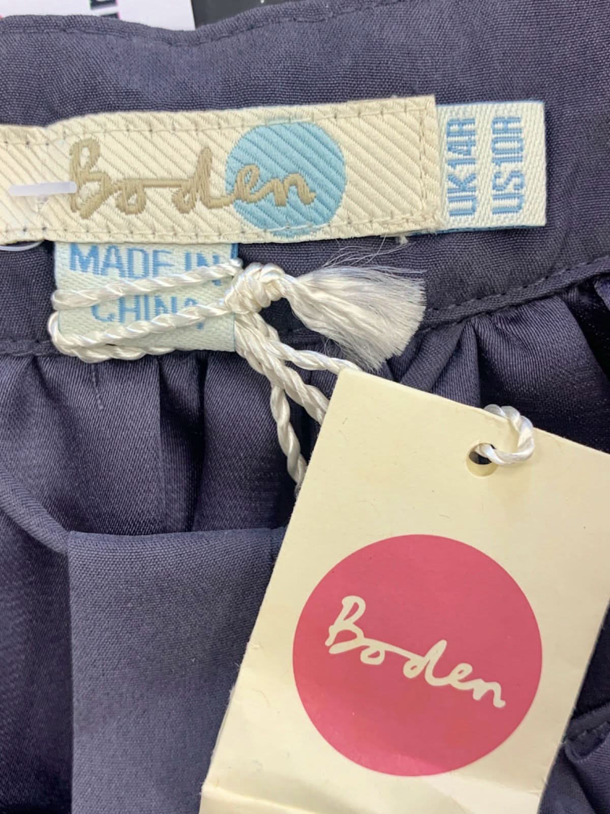 Boden Purple Beaded Detail Dress UK 14