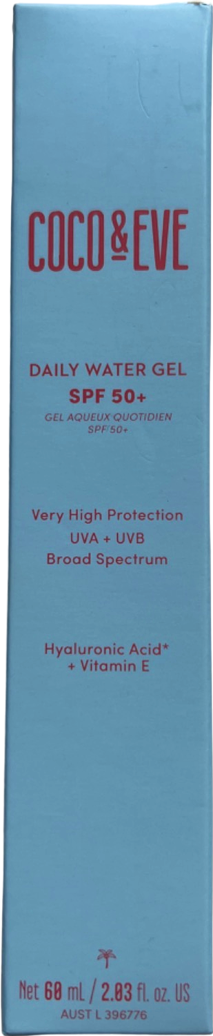 Coco & Eve Daily Water Gel SPF 50+ 60ml