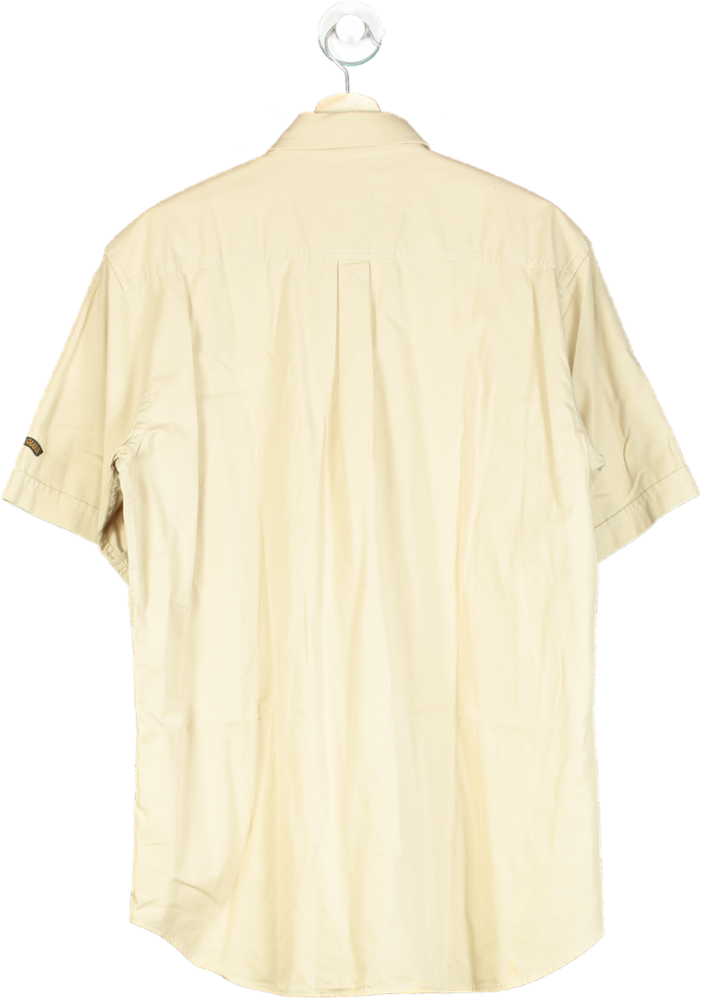Paul & Shark Beige Short Sleeve Shirt UK L