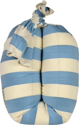 Cushy Puff Blue Pregnancy Pillow One Size