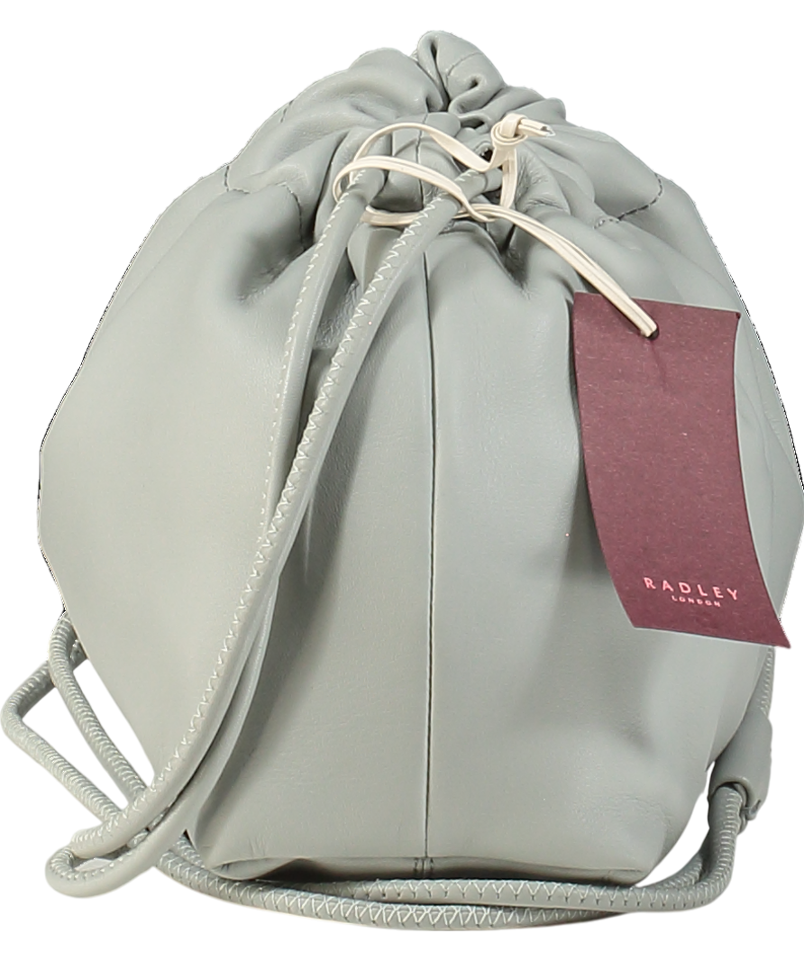 Radley London Blue Artichoke Blake Mews Open Top Crossbody Leather Bag