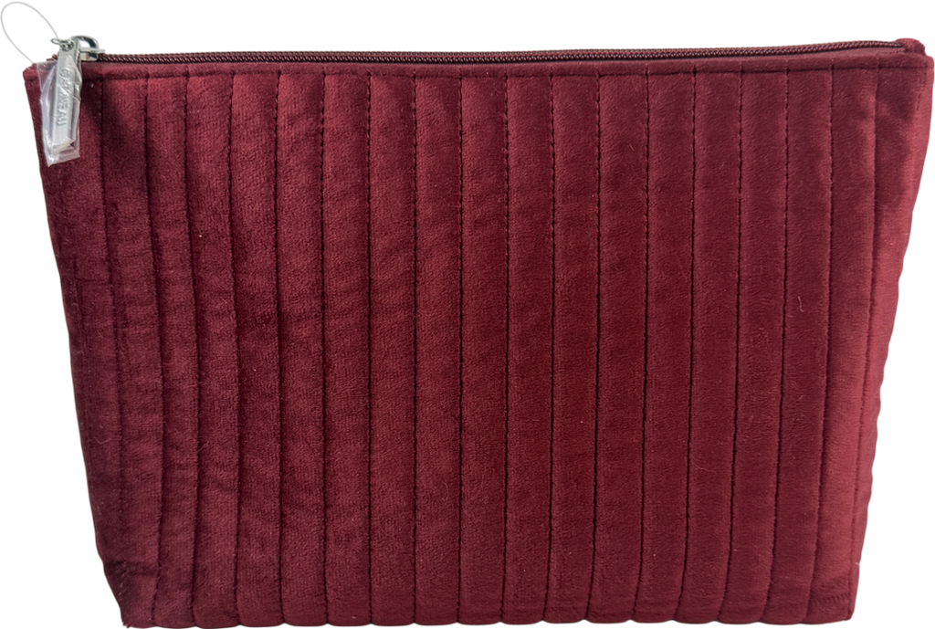 Gatineau Red Velour Makeup Bag