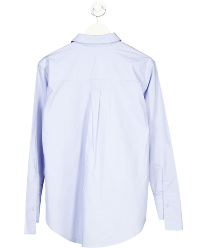 Karen Millen Blue 100% Cotton Shirt UK 6