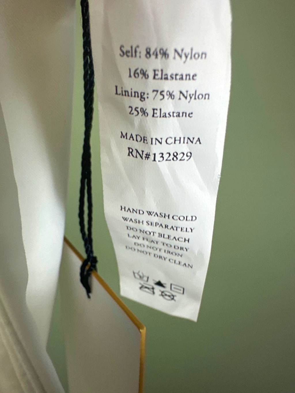 Love Waves White Swimsuit UK XS