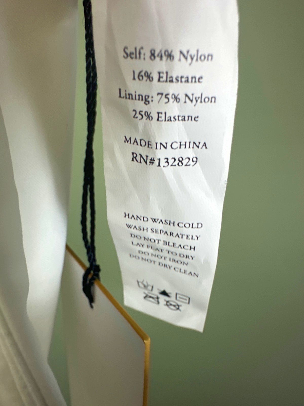 Love Waves White Swimsuit UK XS