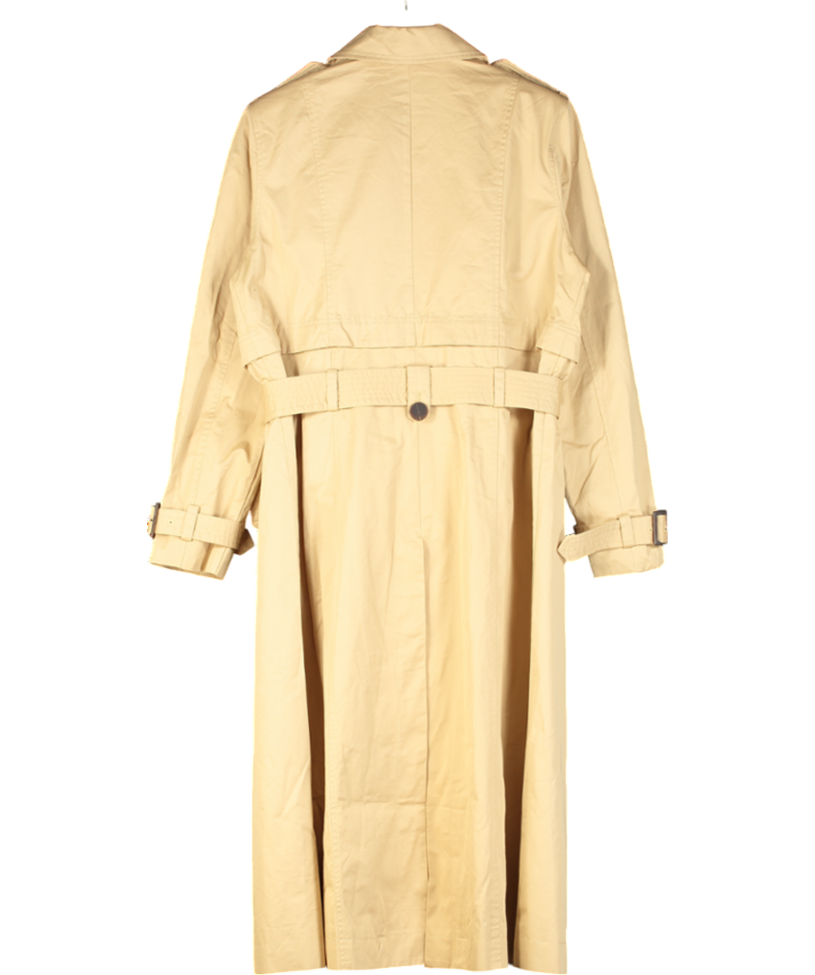 Karen Millen Beige Tailored Cotton Multiway Trench Coat UK 12