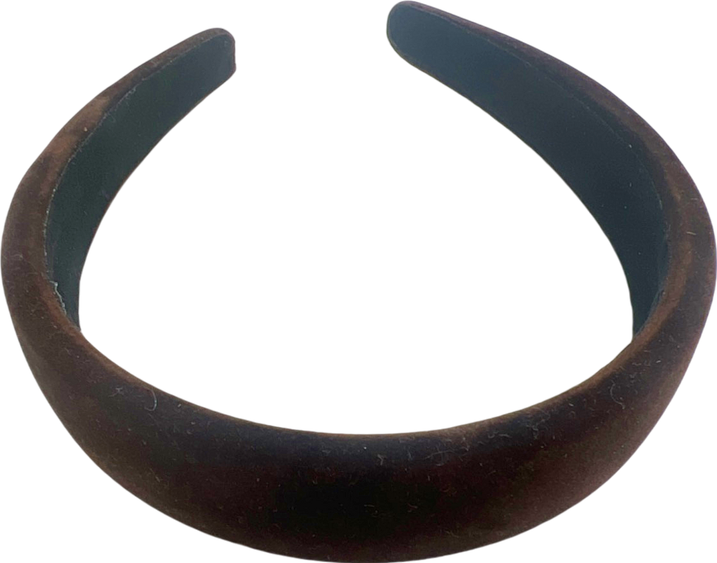 Dark Brown Padded Headband One Size