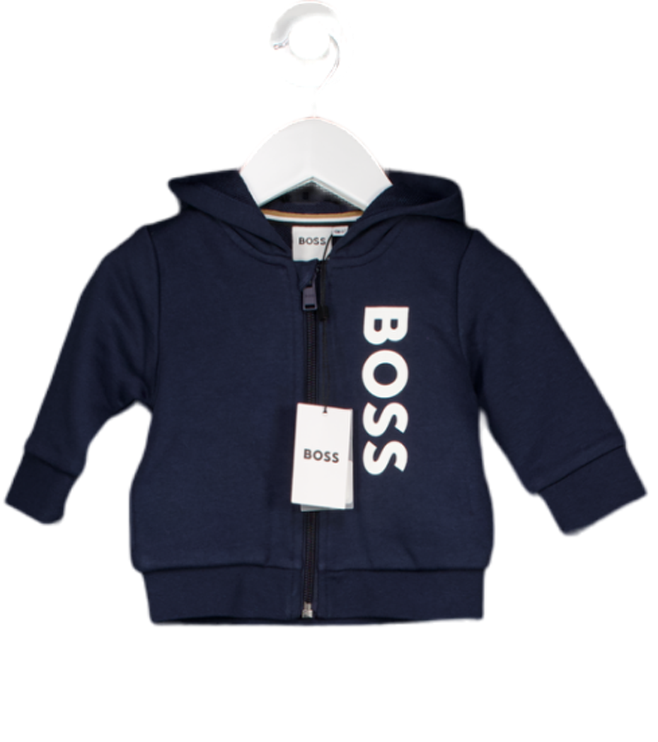 Boss Blue Baby Hoodie 6 Months