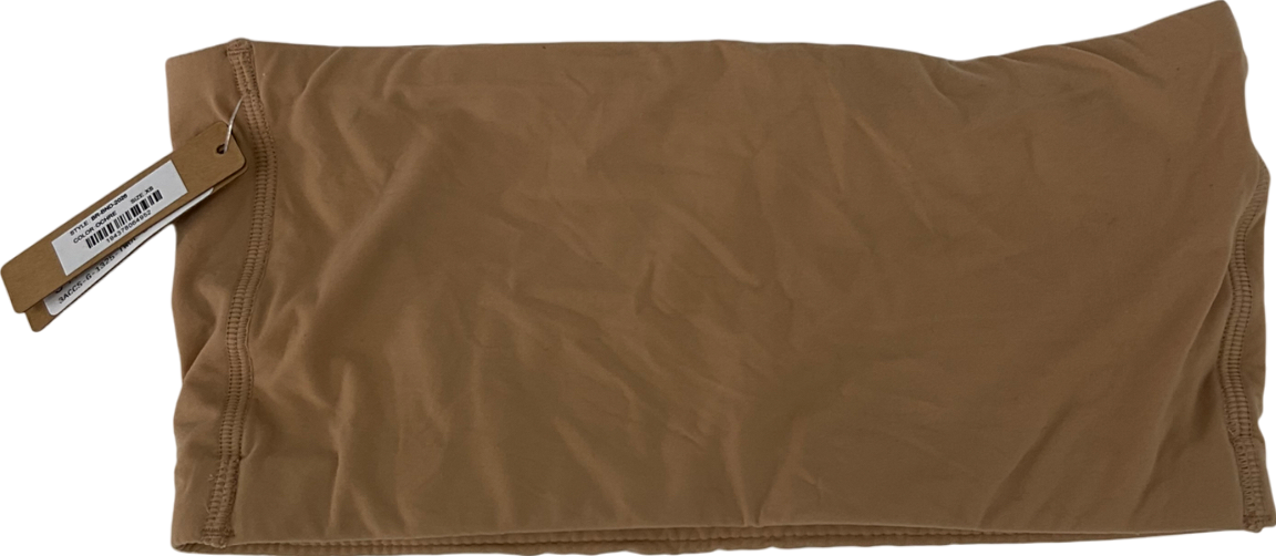 SKIMS Nude Bandeau Top In Ochre UK XS