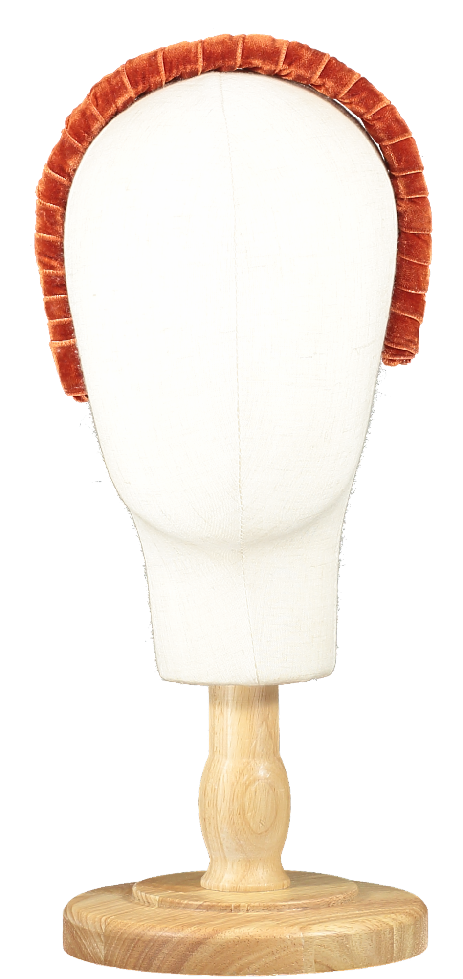 Jennifer Behr Orange Attica Headband - In Velvet One Size