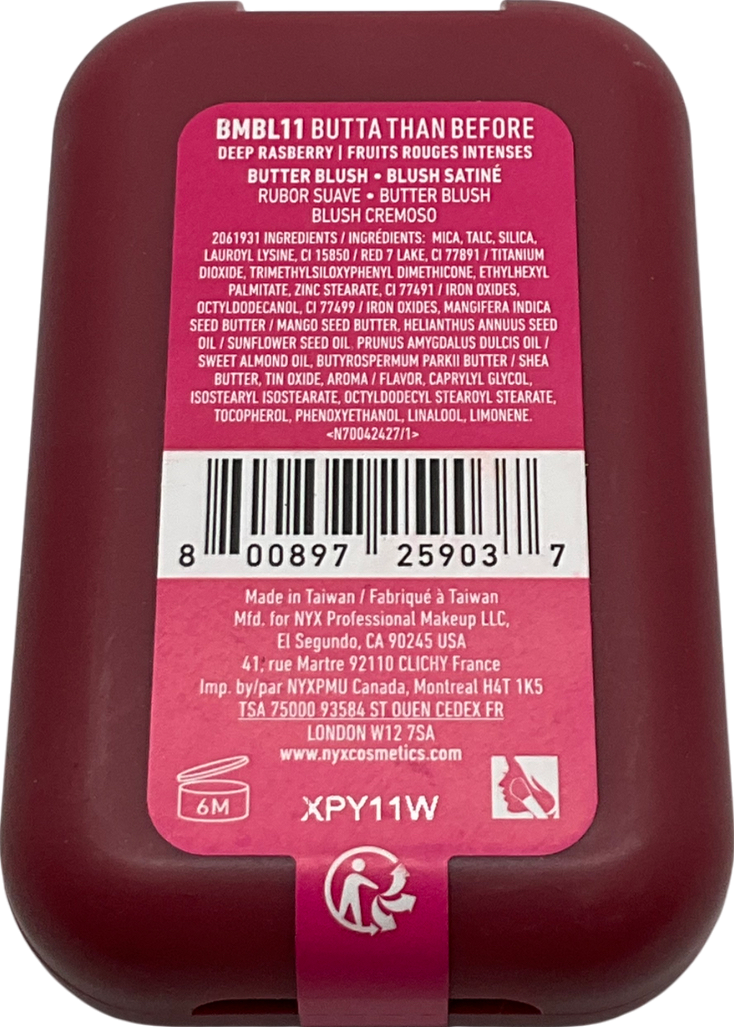 NYX Buttermelt Blush Butta Than Before 5ml