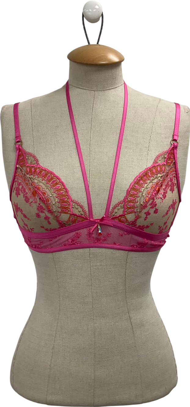 Honey Birdette Pink Meika Bralette UK S