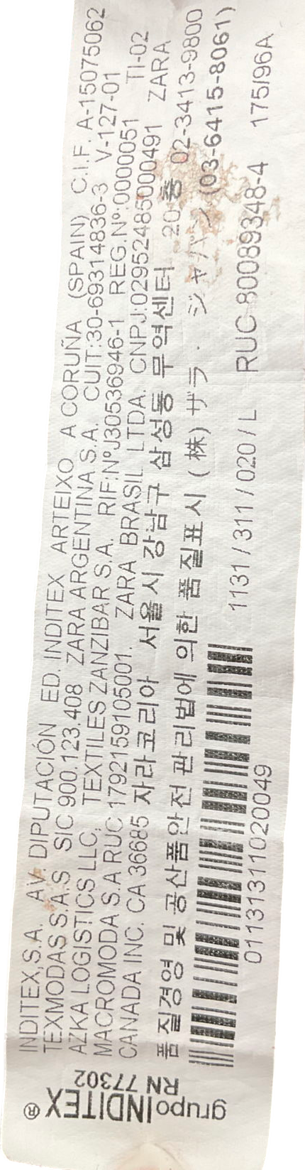 zara trafaluc Blue 3/4 Sleeve Stretch Dress UK L