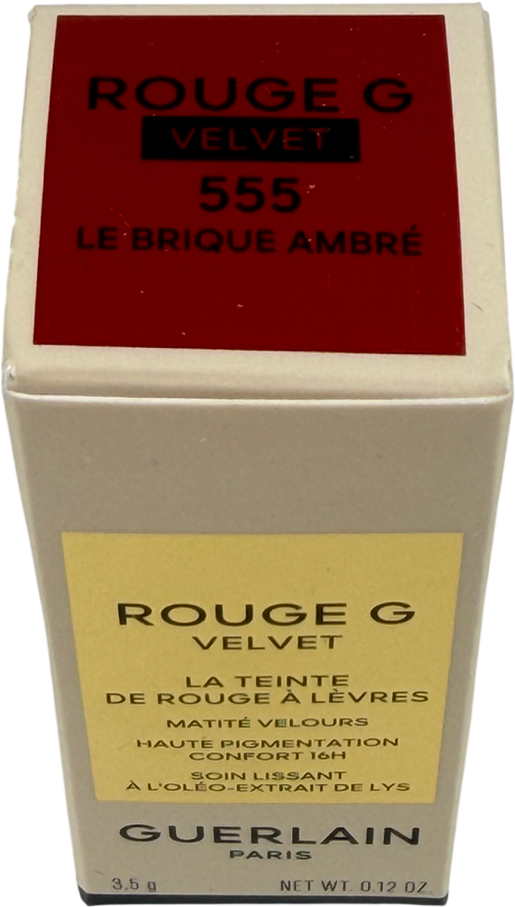 Guerlain Satin Lipstick – Refill 555 Le Brique Ambre 3.5g