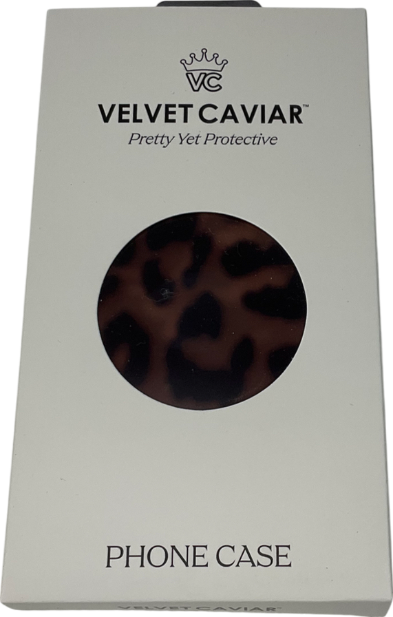 Velvet Caviar Brown Leopard Tort I-phone Case - 16 Pro Max One Size