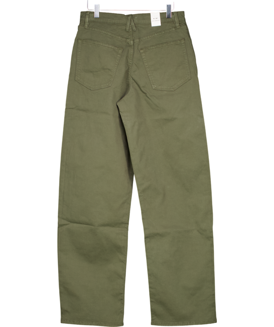 Good American Green Wide Leg Jeans W27