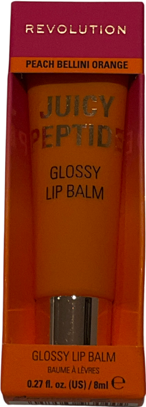 Revolution Juicy Peptide Lip Balm Peach 8ml